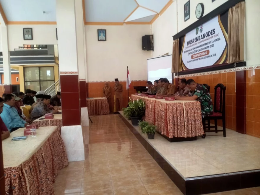 MUSYAWARAH RENCANA PEMBANGUNAN DESA 2026 (MUSRENBANGDes) TAHUN 2025