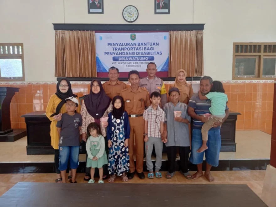 PENYALURAN BANTUAN TRANFORTASI BAGI ANAK SEKOLAH DISABILITAS